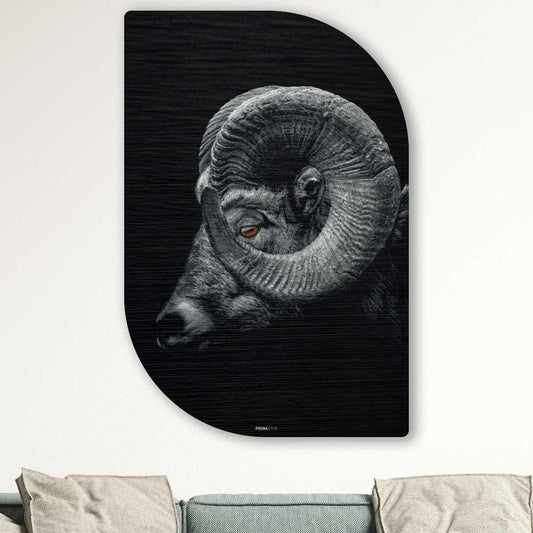 Ram - Schilderij Ram Lehti - Krachtige Ram Wanddecoratie