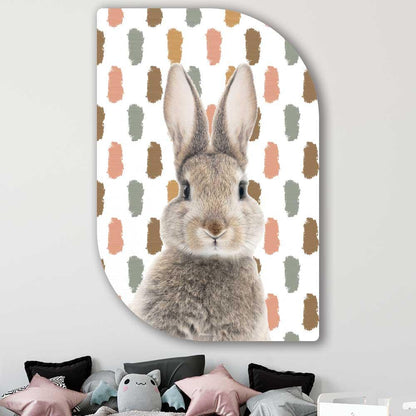 wanddecoratie kopen - Funny Bunny Lehti - Unieke wanddecoratie