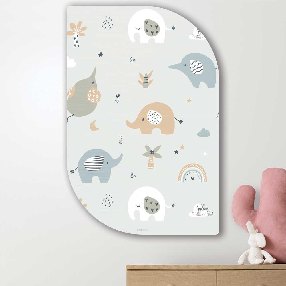 wanddecoratie kopen - Elephant Fun Lehti - Unieke wanddecoratie