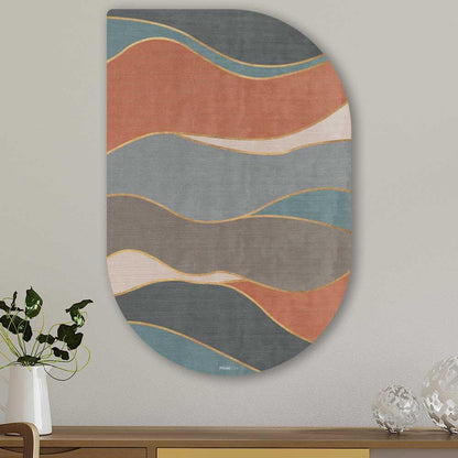 abstracte schilderijen - Abstrakt Waves Tippa - Unieke abstracte wanddecoratie