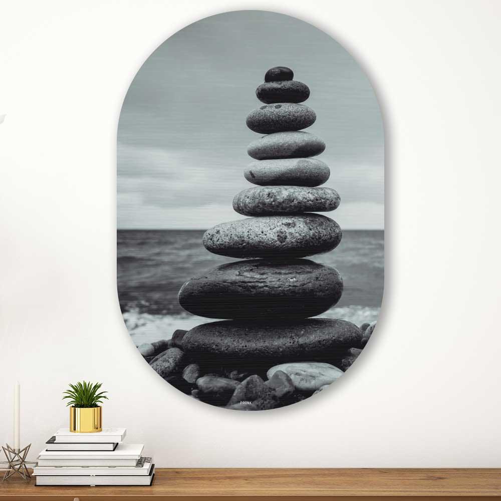 wanddecoratie kopen - Balancing Stones Oval - Unieke wanddecoratie