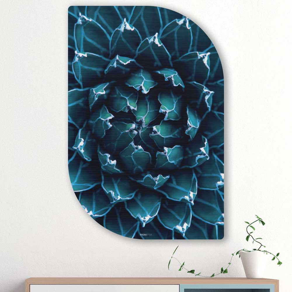 wanddecoratie kopen - Blue Agave Lehti - Unieke wanddecoratie