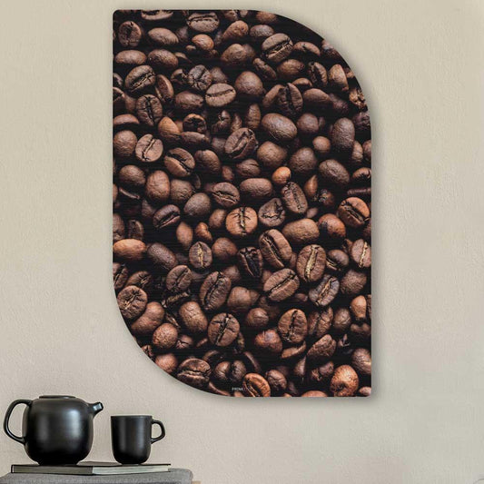 wanddecoratie kopen - Coffee Beans Lehti - Unieke wanddecoratie