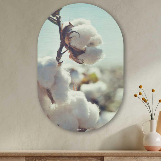 wanddecoratie kopen - Cotton Oval - Unieke wanddecoratie