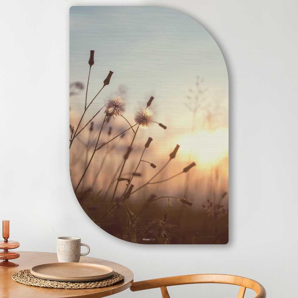 wanddecoratie kopen - Dandelion Sunset Lehti - Unieke wanddecoratie