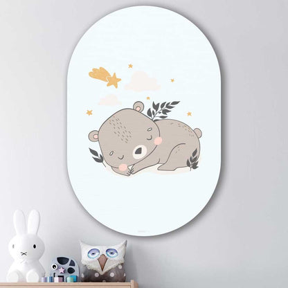 wanddecoratie kopen - Forest Dreams Oval - Unieke wanddecoratie