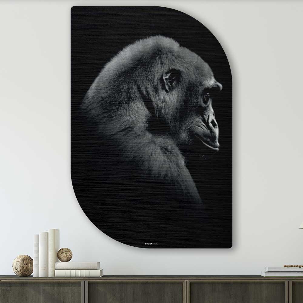 wanddecoratie kopen - Gorilla Lehti - Unieke wanddecoratie