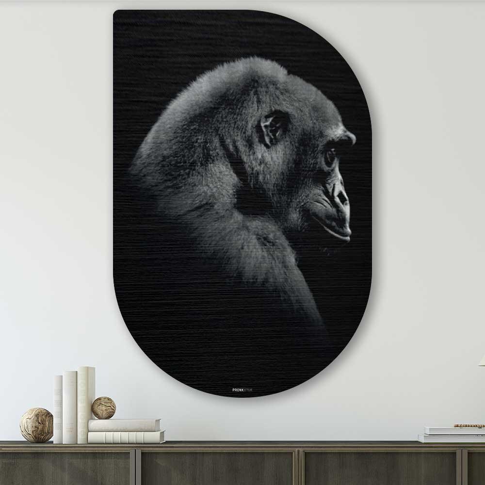 wanddecoratie kopen - Gorilla Tippa - Unieke wanddecoratie