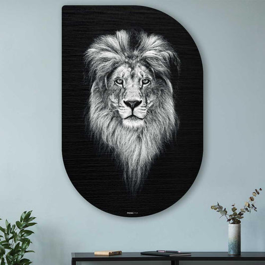 wanddecoratie kopen - Lion Tippa - Unieke wanddecoratie