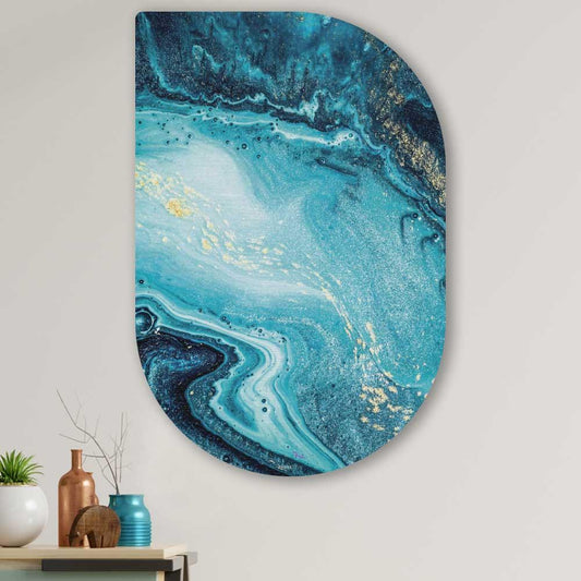 wanddecoratie kopen - Marble Ocean Tippa - Unieke wanddecoratie