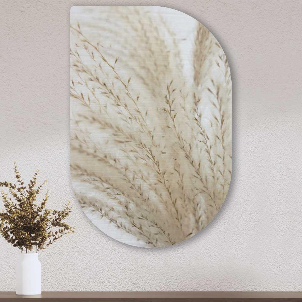 wanddecoratie kopen - Pampas Beige Tippa - Unieke wanddecoratie