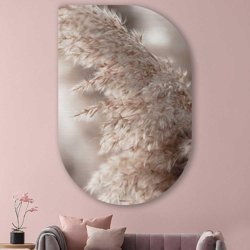 wanddecoratie kopen - Pampas Grass Tippa - Unieke wanddecoratie