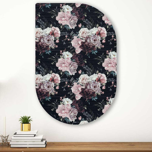 wanddecoratie kopen - Pink Floral Tippa - Unieke wanddecoratie