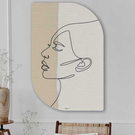 wanddecoratie kopen - Silent Face Lehti - Unieke wanddecoratie