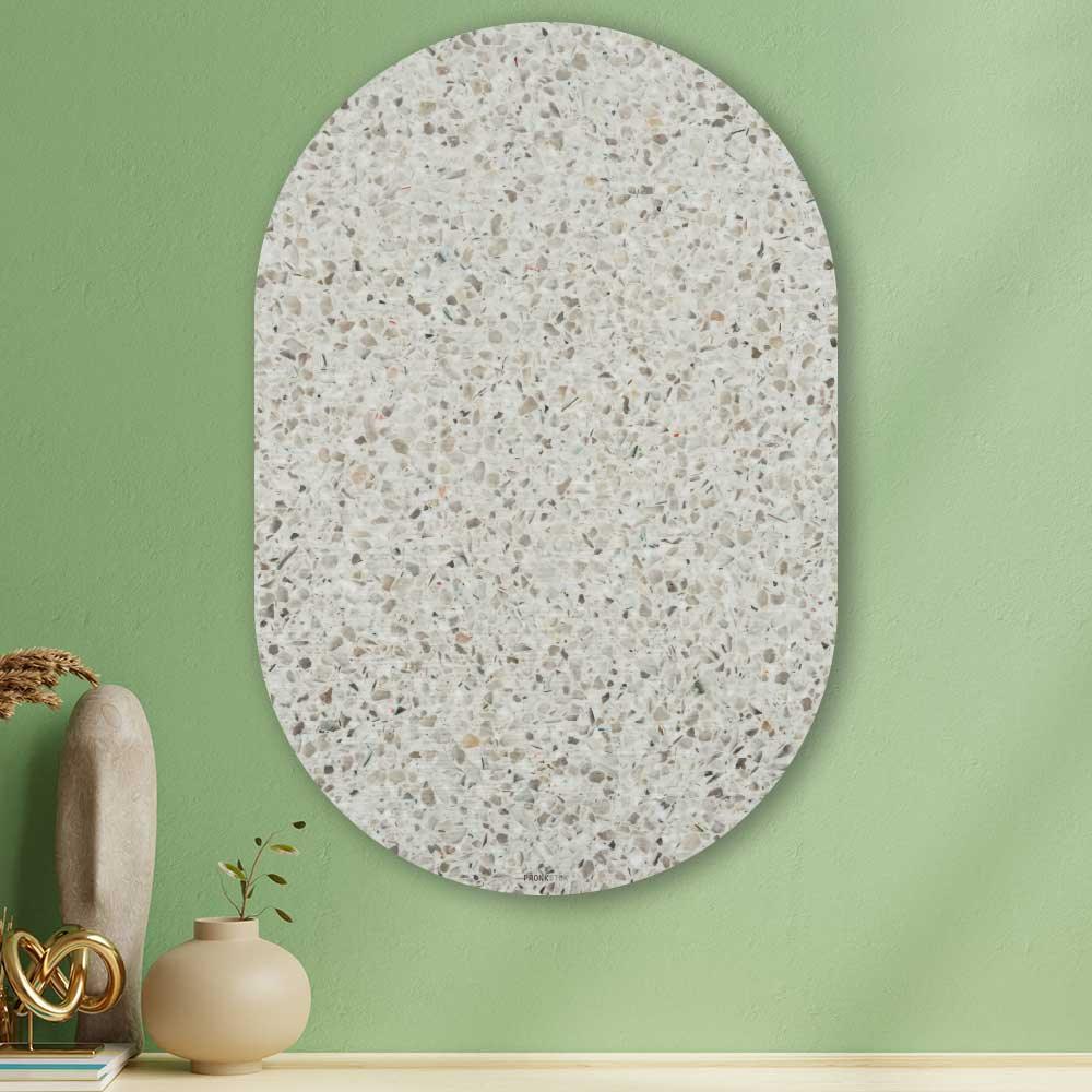 wanddecoratie kopen - Terrazzo Oval - Unieke wanddecoratie