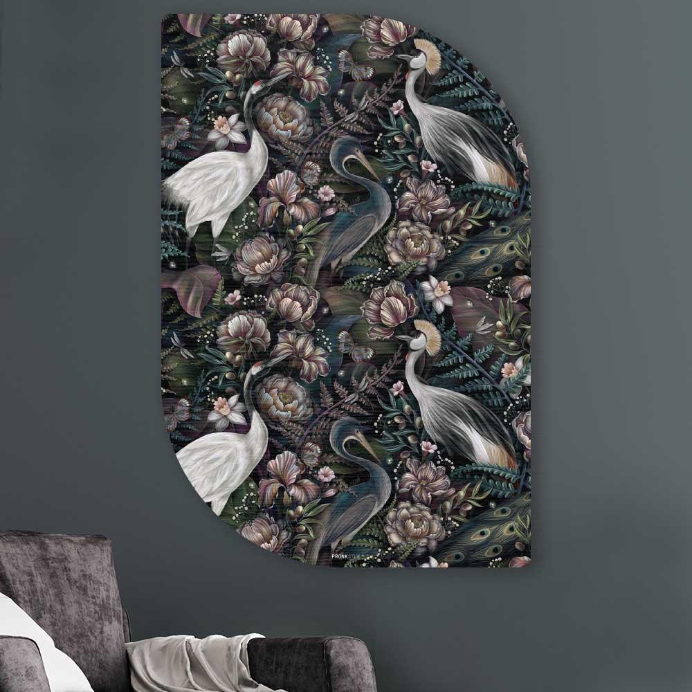 wanddecoratie kopen - Tropical Birds Lehti - Unieke wanddecoratie