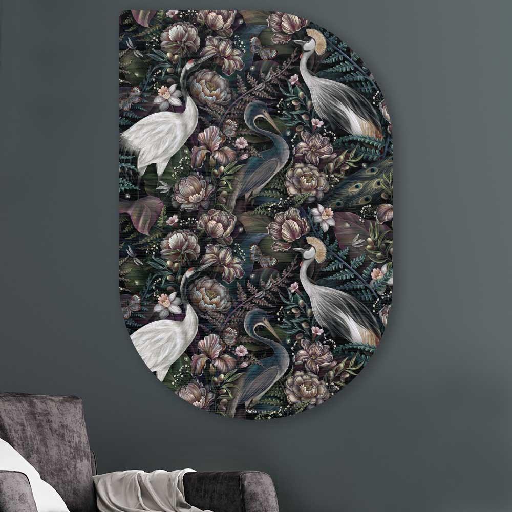 wanddecoratie kopen - Tropical Birds Tippa - Unieke wanddecoratie