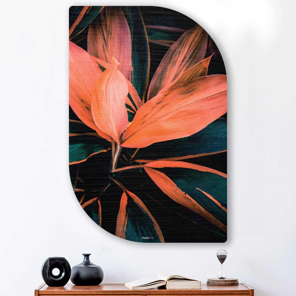 wanddecoratie kopen - Tropical Flower Lehti - Unieke wanddecoratie