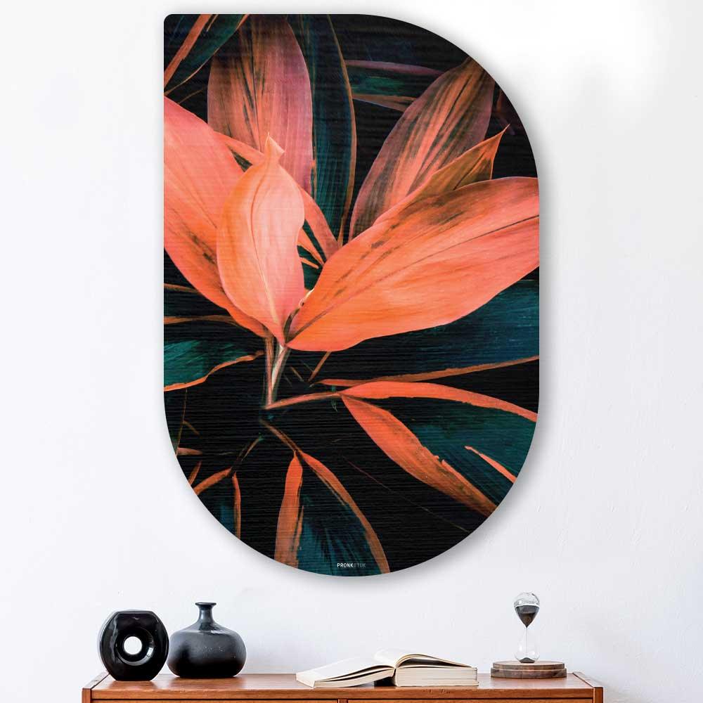 wanddecoratie kopen - Tropical Flower Tippa - Unieke wanddecoratie