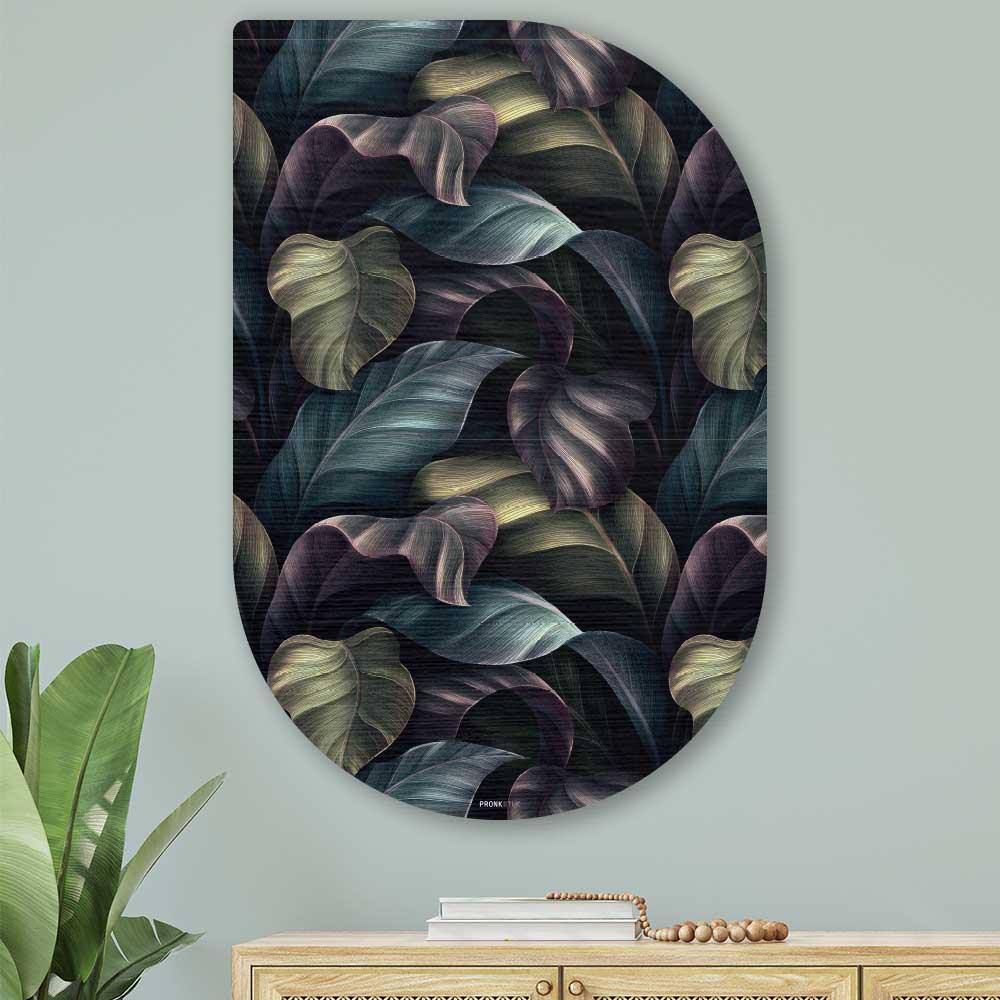 wanddecoratie kopen - Tropical Leaves Tippa - Unieke wanddecoratie