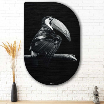 Tucan - Schilderij toekan Tippa  - Unieke toekan wanddecoratie