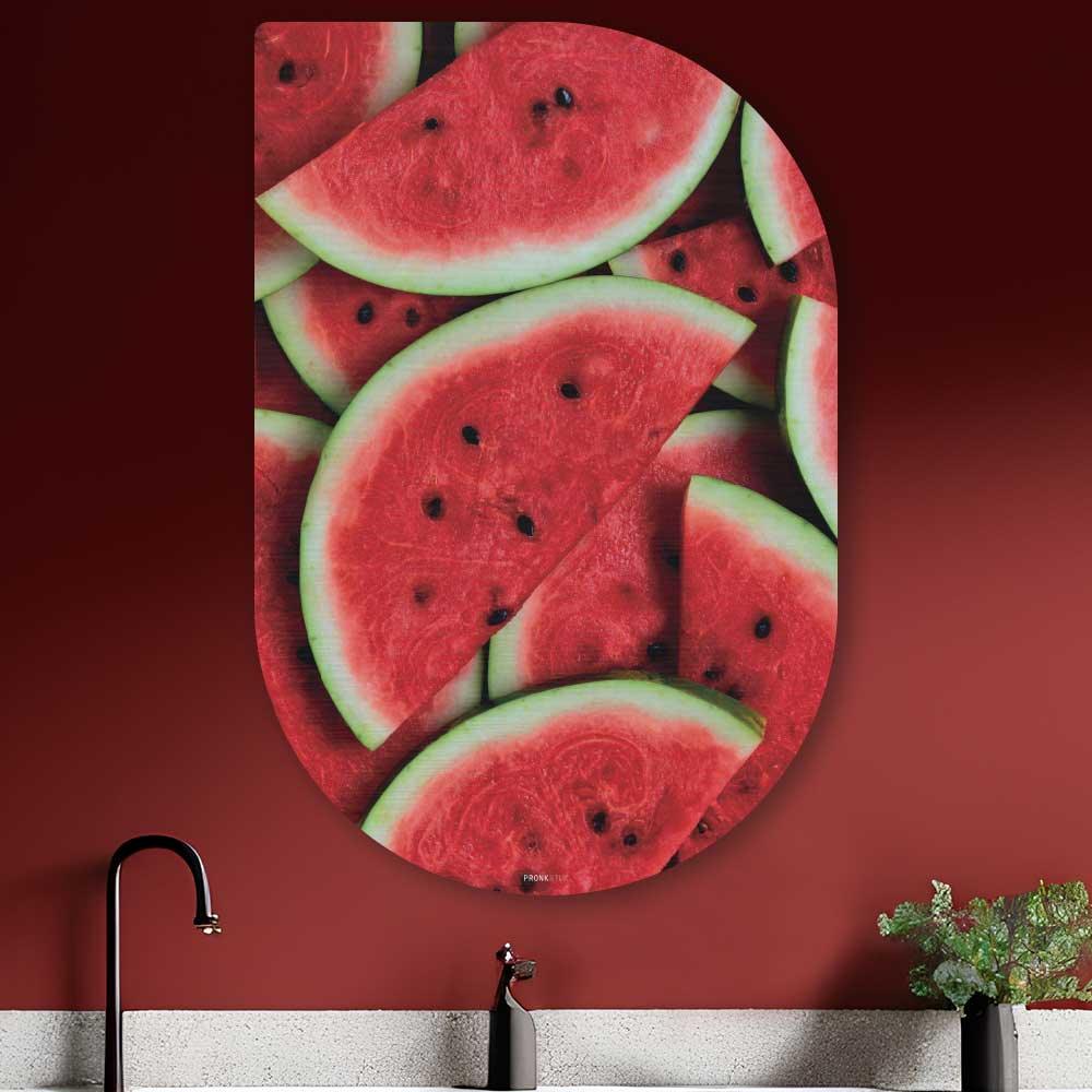 wanddecoratie kopen - Watermelon Tippa - Unieke wanddecoratie