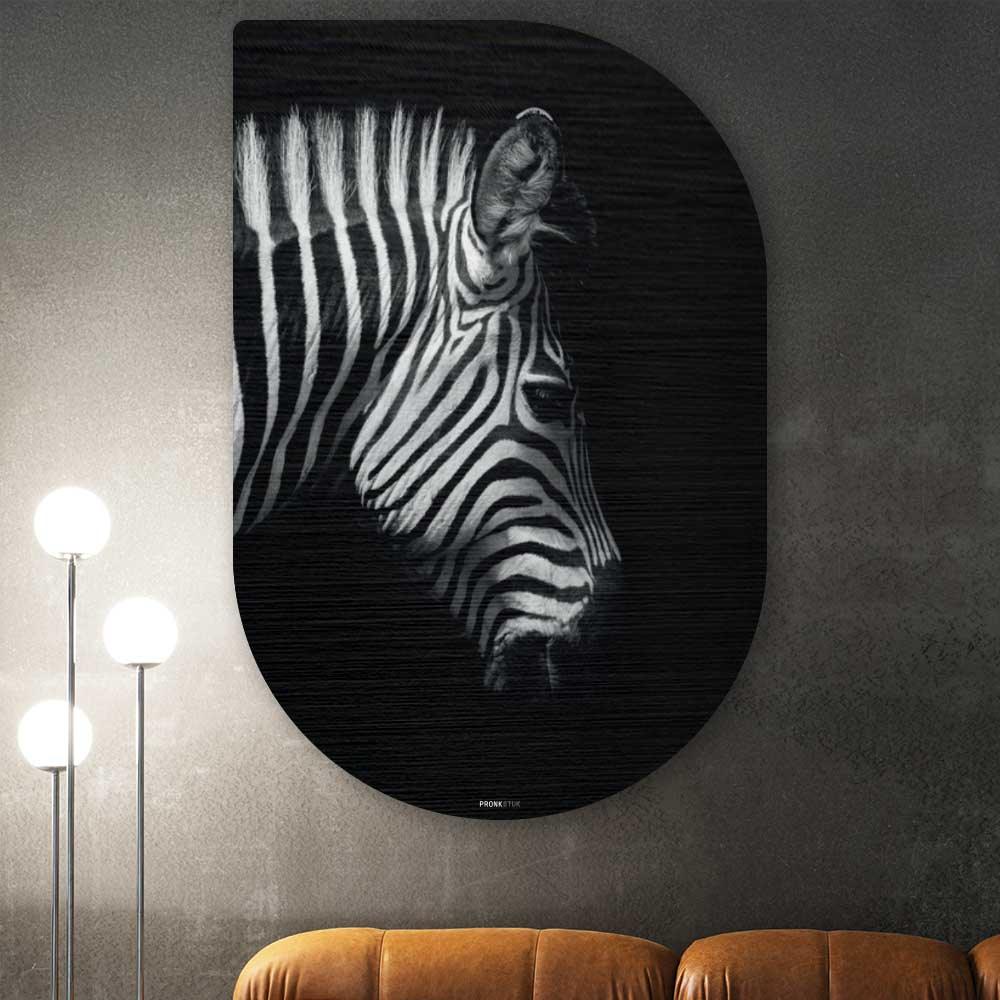 wanddecoratie kopen - Zebra Tippa - Unieke wanddecoratie