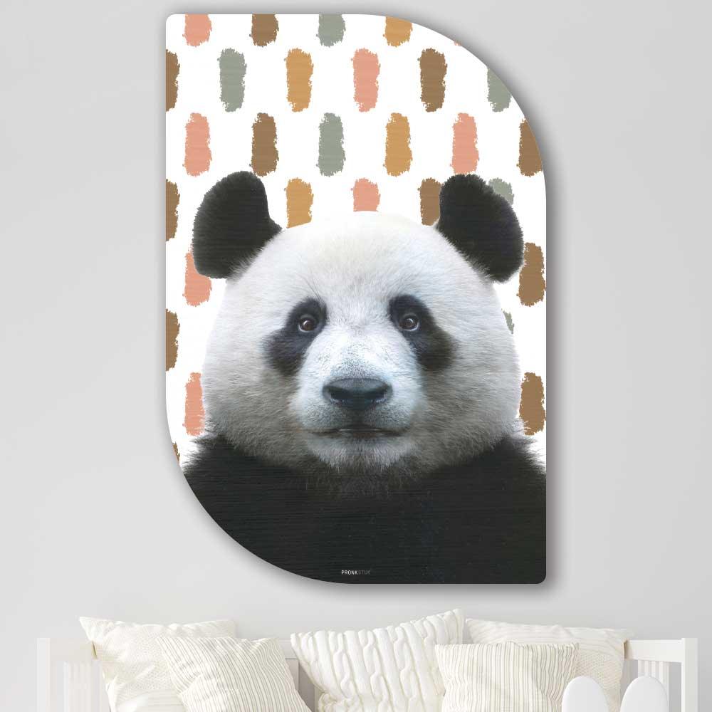 wanddecoratie kopen - Funny Panda Lehti - Unieke wanddecoratie